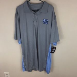 Profile Varsity Big & Tall UNC Tarheels Athletic Polo Shirt Size 2XLT NWT